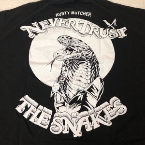 Rusty Butcher Men’s Black T Shirt